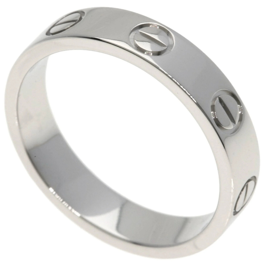 CARTIER Authentic Silver Love Ring #48